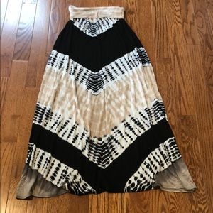 Tie Dye Maxi Skirt